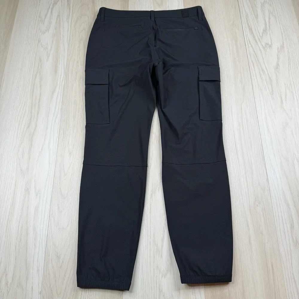 Vuori Meta Cargo Pants Mens Size S Small Jogger Tapered Leg Stretch V451 Black